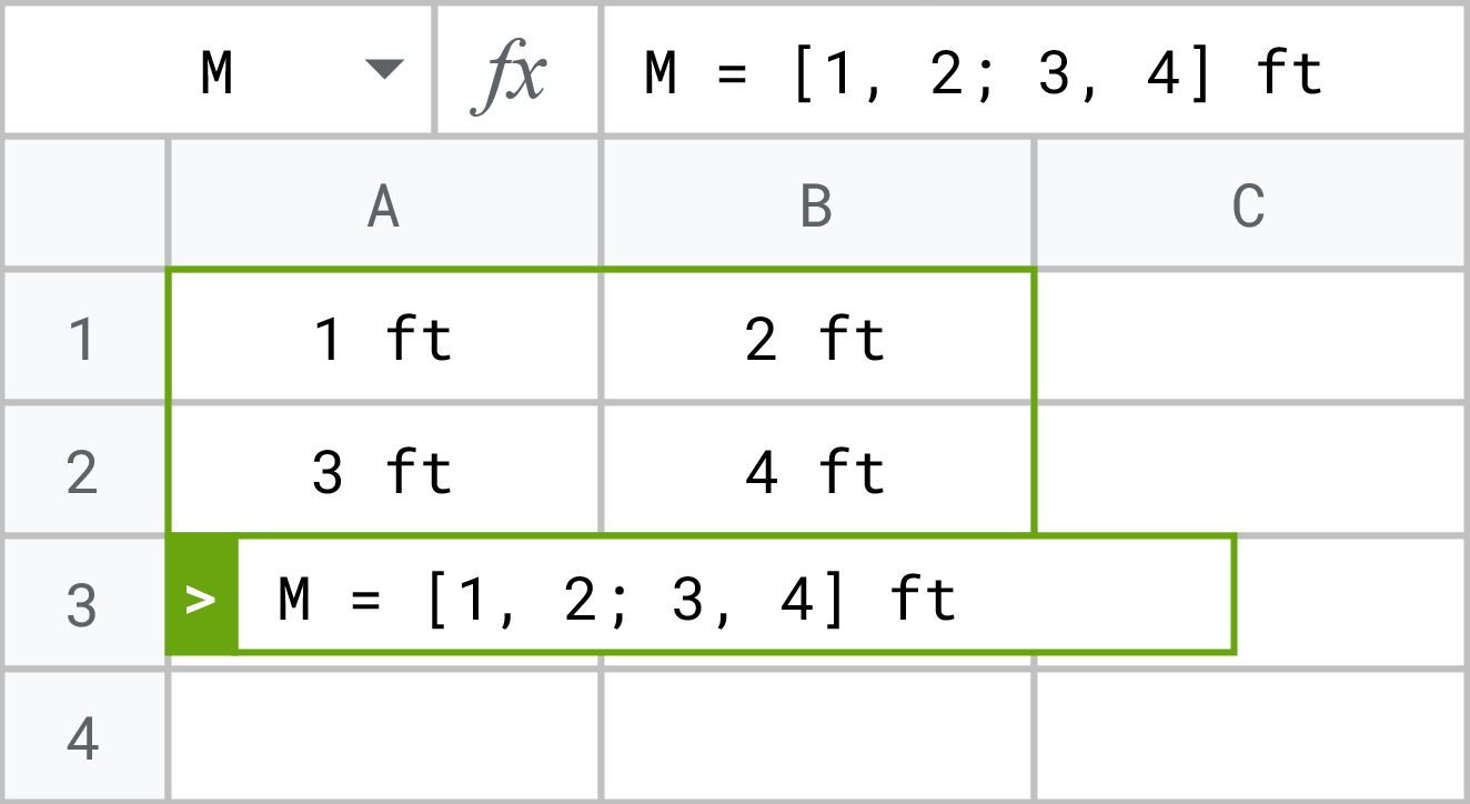 Spreadsheet module